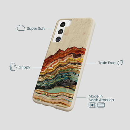 London Fog Map Strata Samsung Galaxy S22 Case