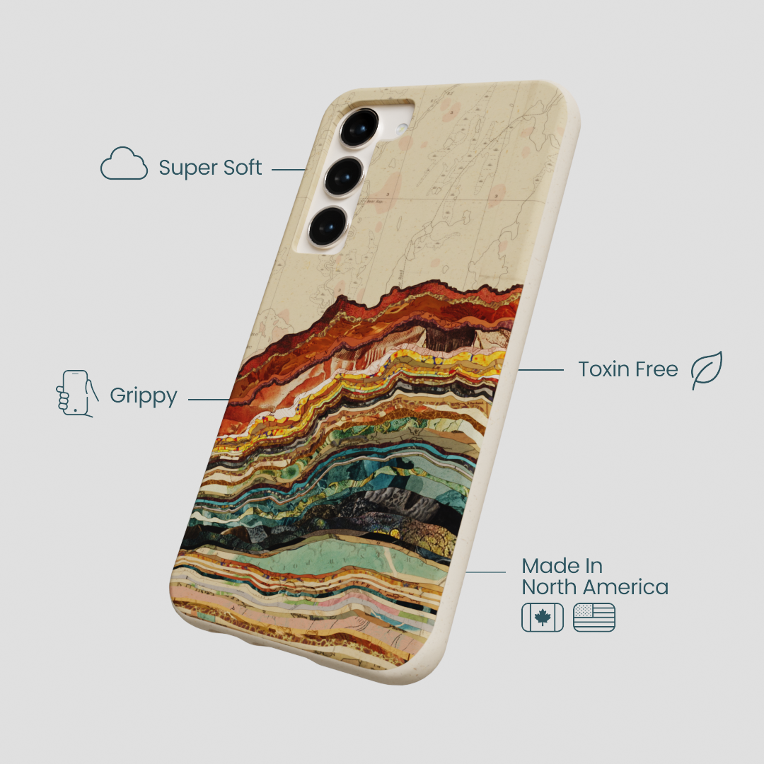 London Fog Map Strata Samsung Galaxy S23+(Plus) Case