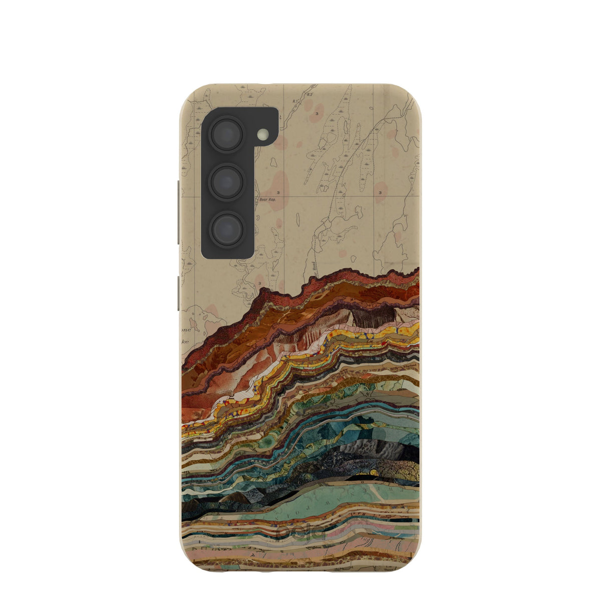 London Fog Map Strata Samsung Galaxy S23 Case