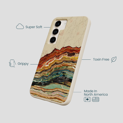 London Fog Map Strata Samsung Galaxy S23 Case