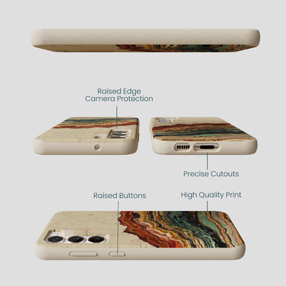 London Fog Map Strata Samsung Galaxy S24+(Plus) Case