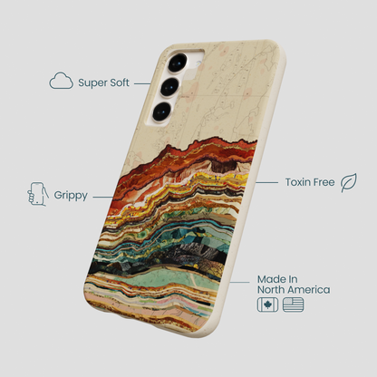 London Fog Map Strata Samsung Galaxy S24+(Plus) Case