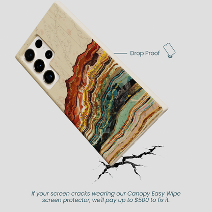 London Fog Map Strata Samsung Galaxy S24 Ultra Case