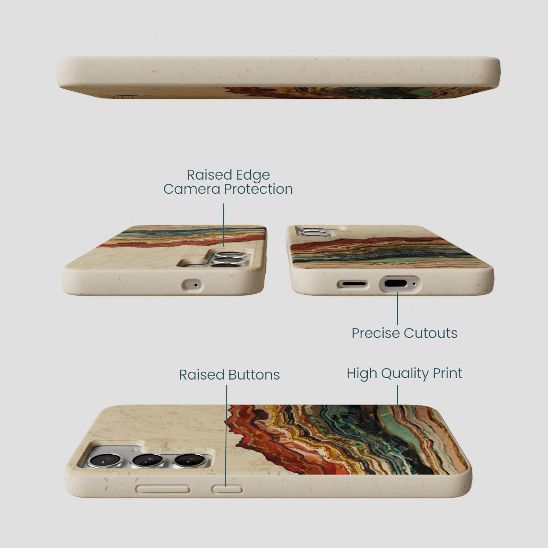 London Fog Map Strata Samsung Galaxy S25+(Plus) Case