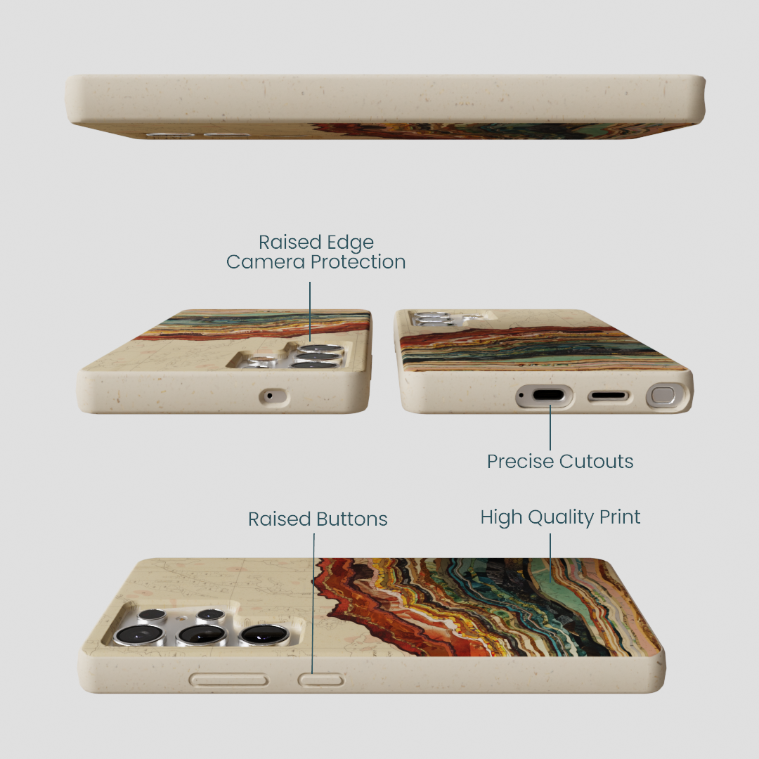 London Fog Map Strata Samsung Galaxy S25 Ultra Case