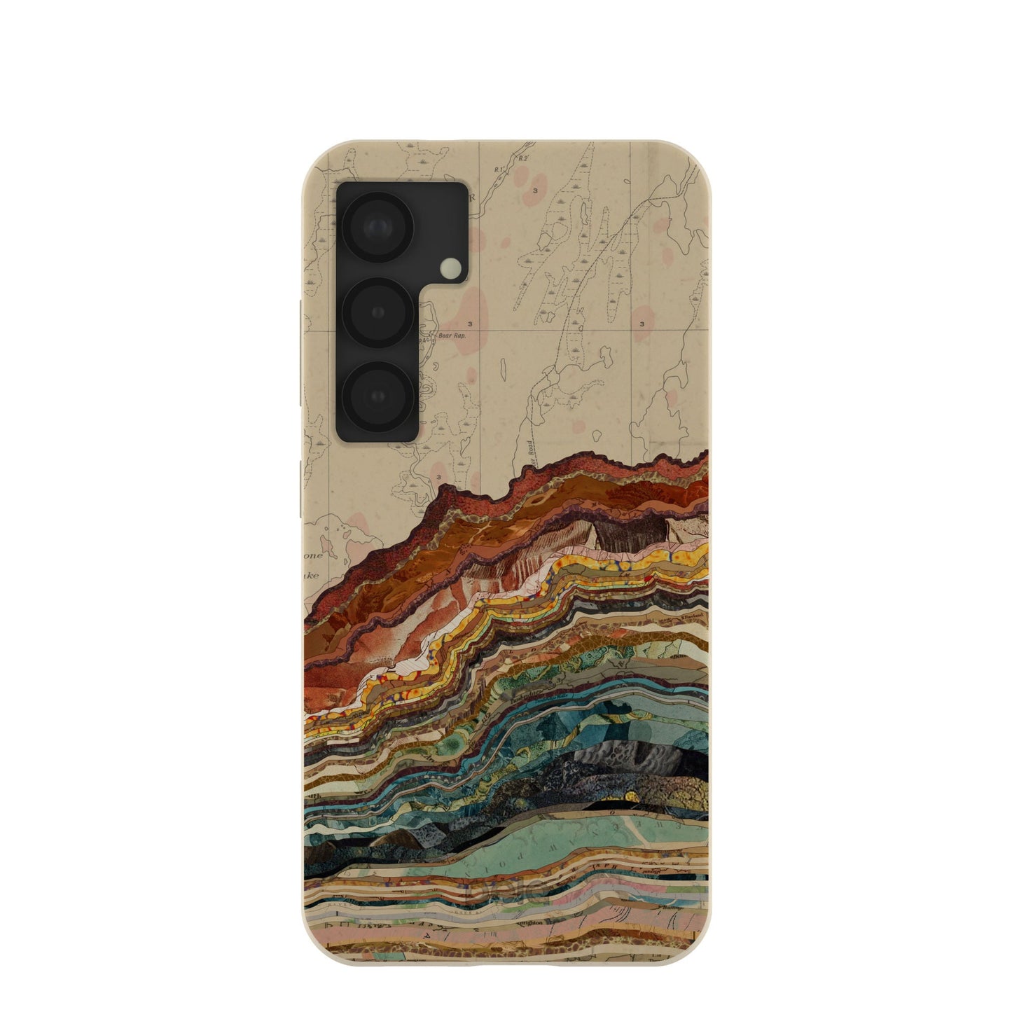 London Fog Map Strata Samsung Galaxy S25 Case
