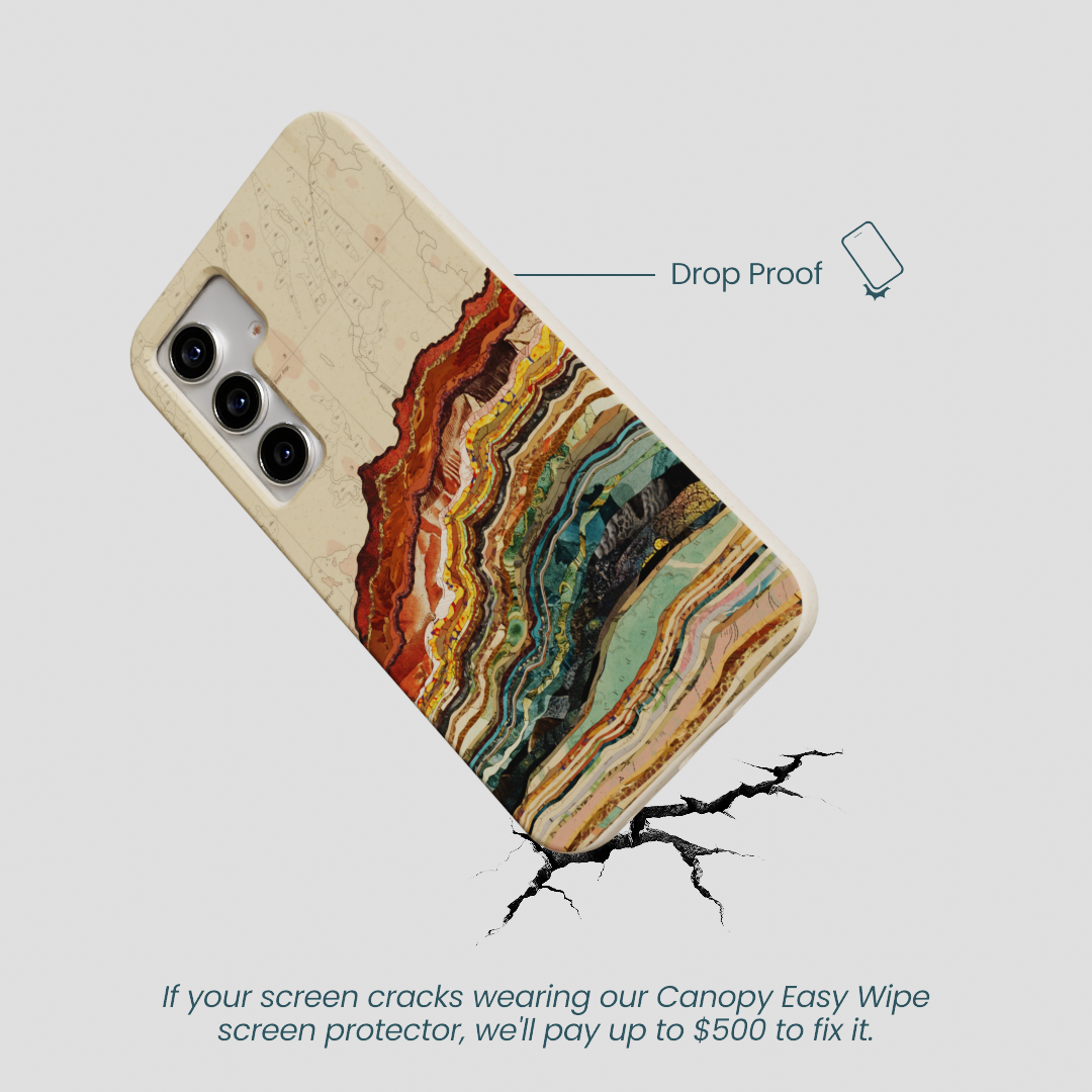 London Fog Map Strata Samsung Galaxy S25 Case