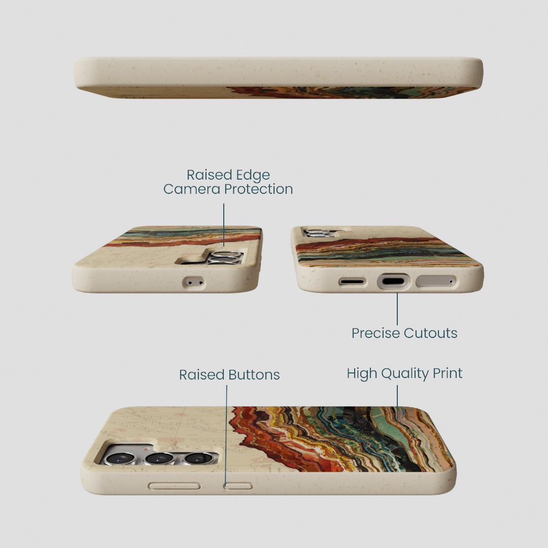 London Fog Map Strata Samsung Galaxy S25 Case