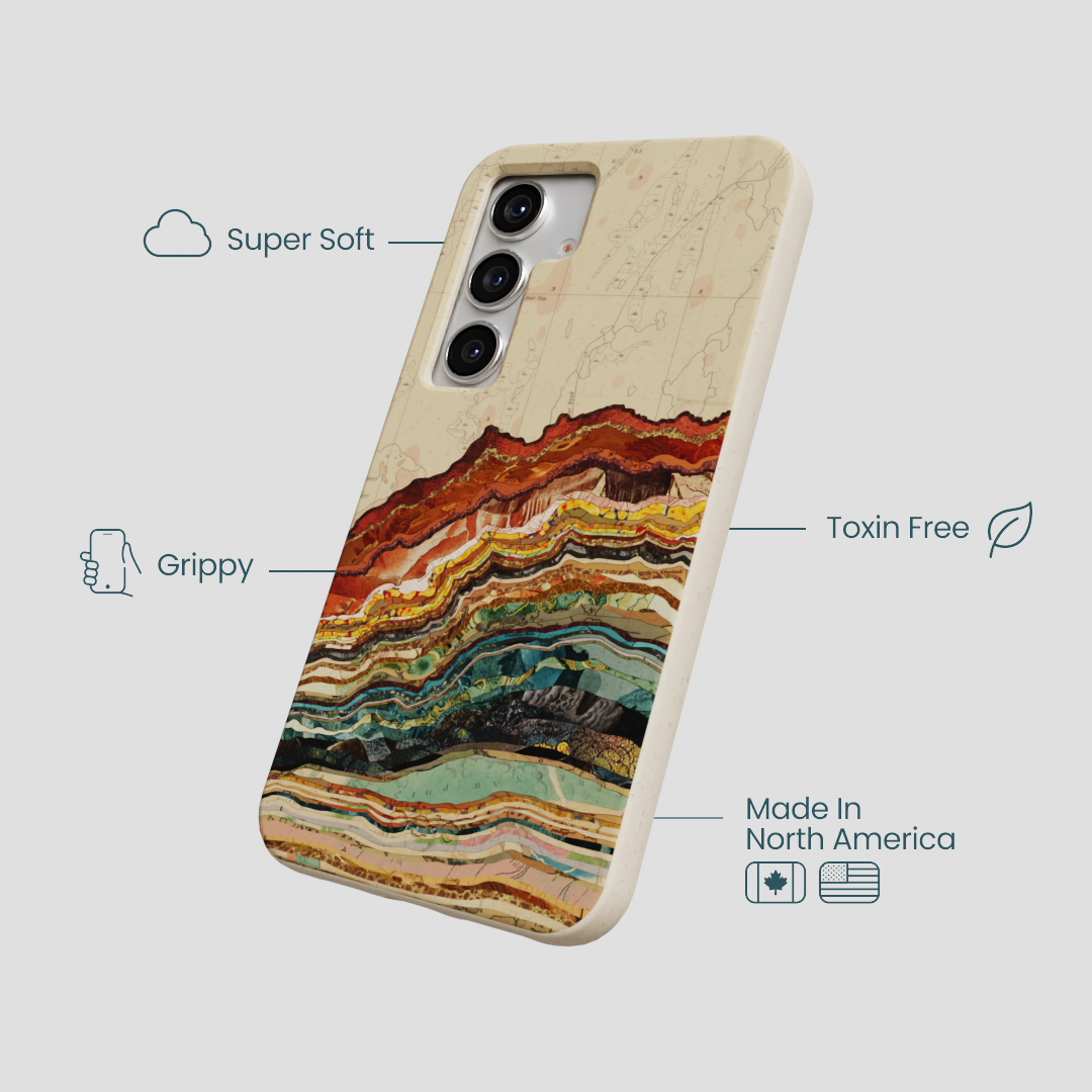 London Fog Map Strata Samsung Galaxy S25 Case
