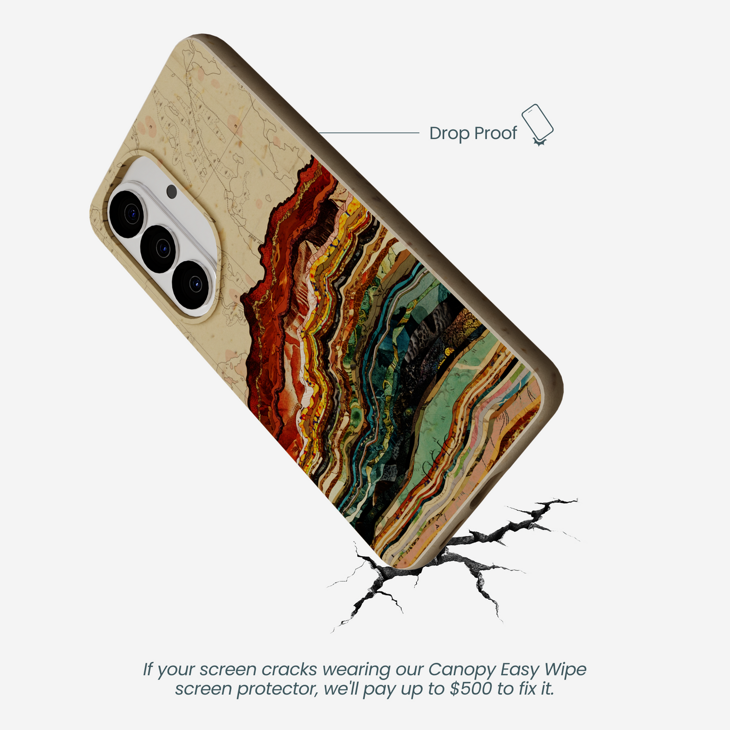 London Fog Map Strata Samsung Galaxy S26 Case
