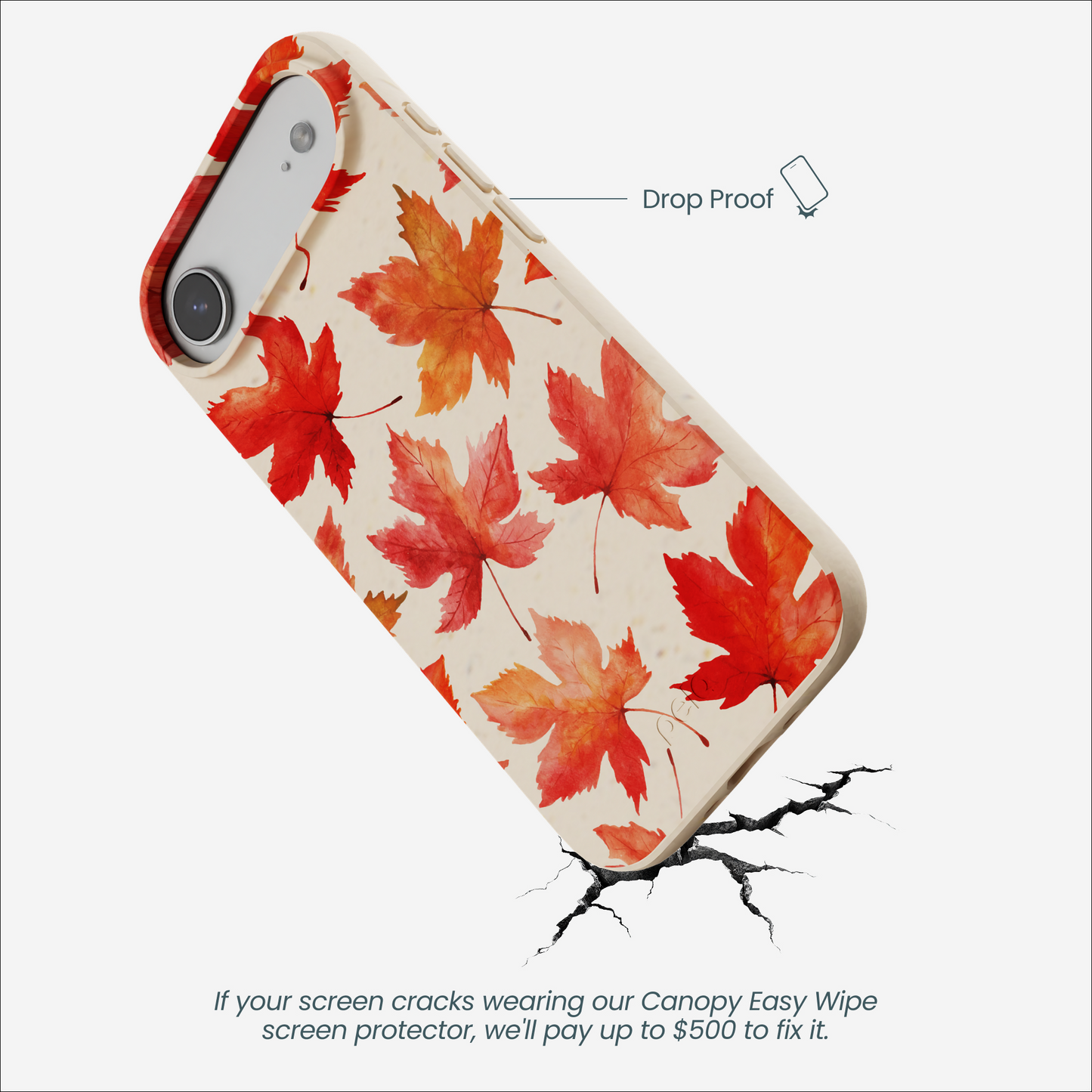 Seashell Maple Leaf iPhone Air Case