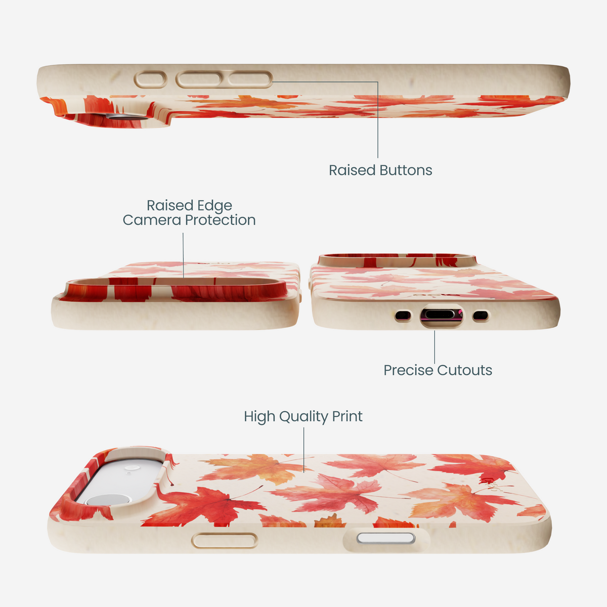 Seashell Maple Leaf iPhone Air Case
