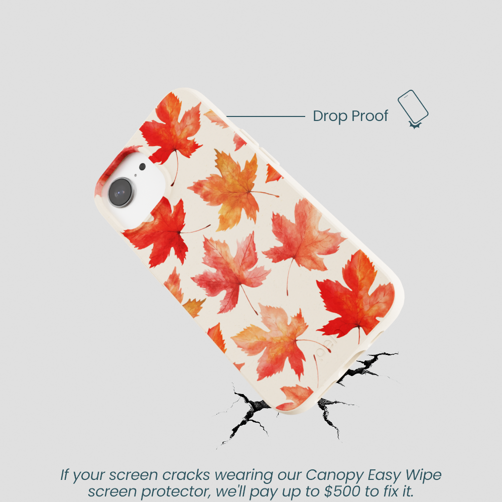 Seashell Maple Leaf iPhone 16e/17e Case