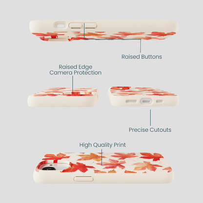 Seashell Maple Leaf iPhone 16e/17e Case