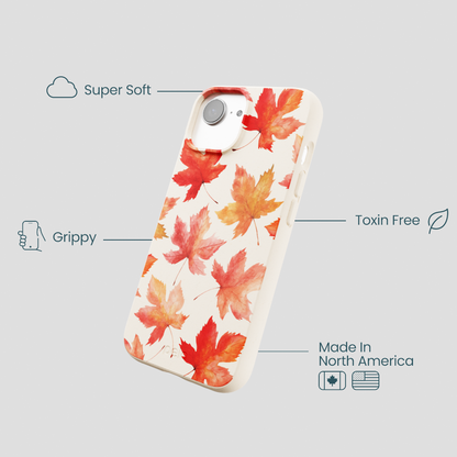 Seashell Maple Leaf iPhone 16e/17e Case