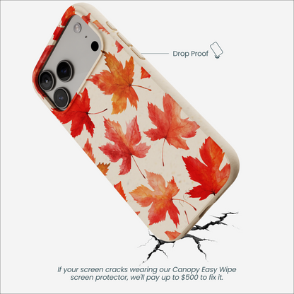 Seashell Maple Leaf iPhone 17 Pro Max Case