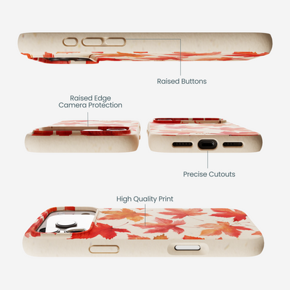 Seashell Maple Leaf iPhone 17 Pro Max Case