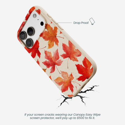 Seashell Maple Leaf iPhone 17 Pro Case