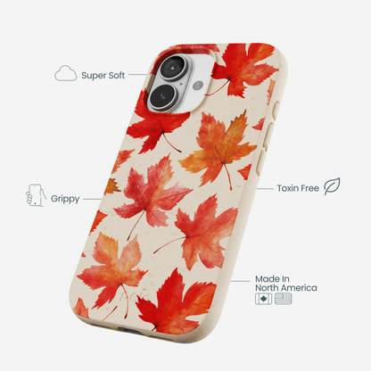 Seashell Maple Leaf iPhone 17 Case