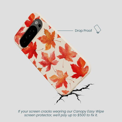 Seashell Maple Leaf Google Pixel 10/10 Pro Case