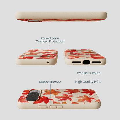 Seashell Maple Leaf Google Pixel 10/10 Pro Case