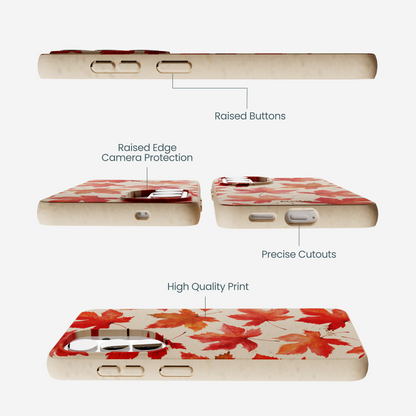 Seashell Maple Leaf Samsung Galaxy S26 Case
