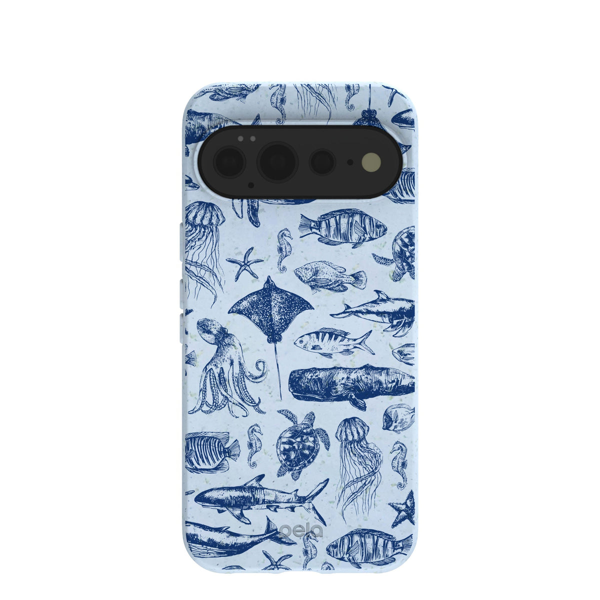Powder Blue Marine Life Google Pixel 11 Pro XL Case