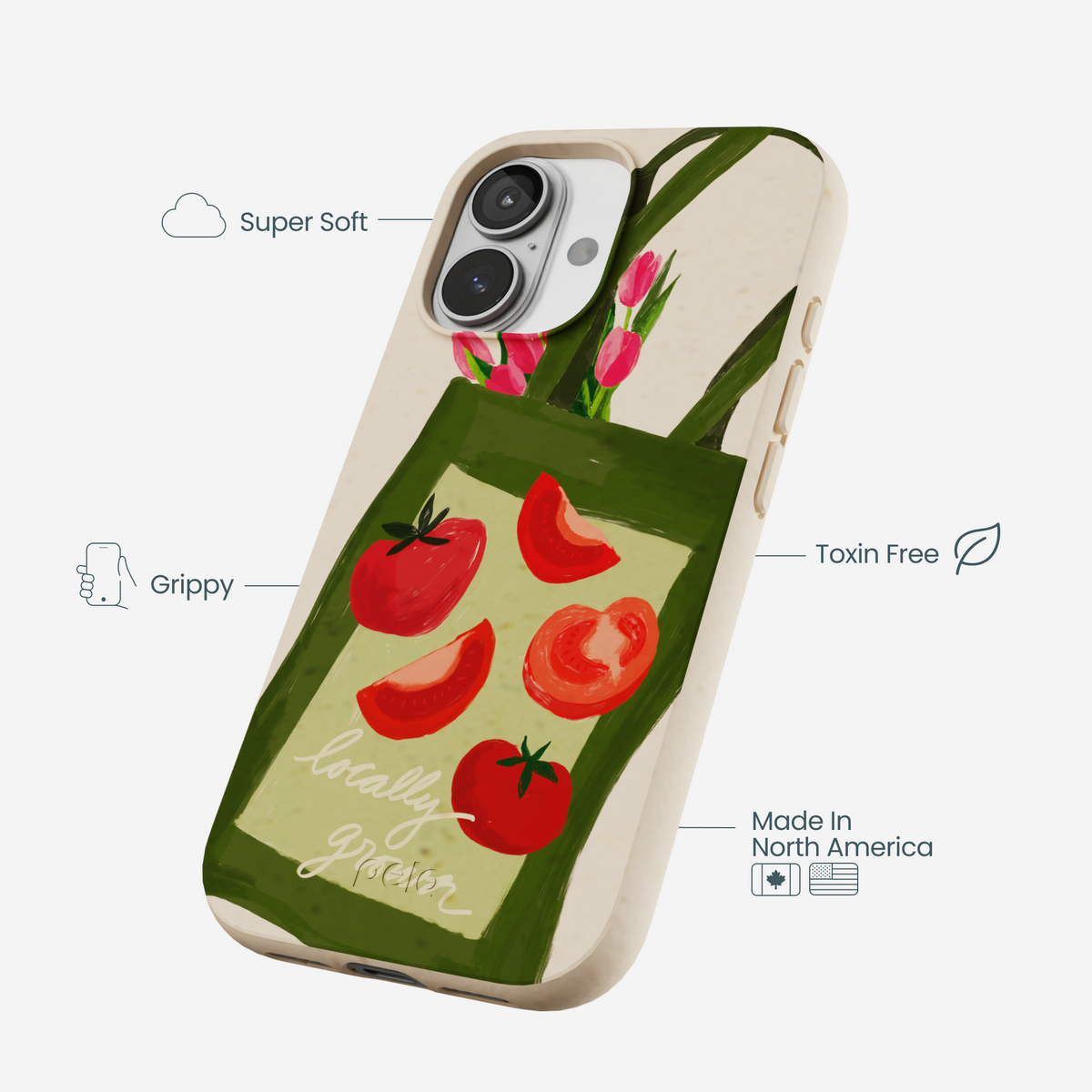 Seashell Market Tote iPhone 17 Case