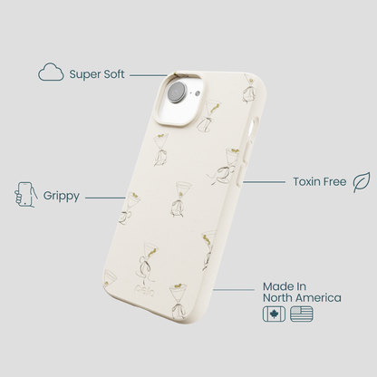 London Fog Martini Me iPhone 16e/17e Case