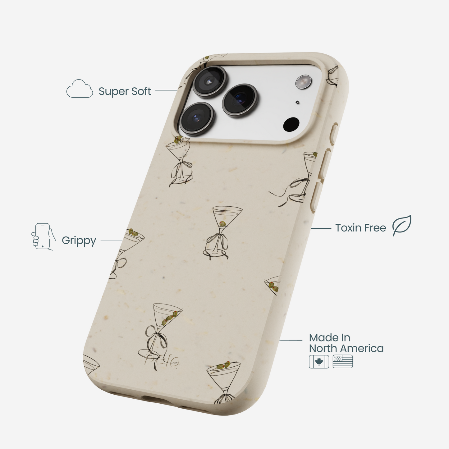 London Fog Martini Me iPhone 17 Pro Case