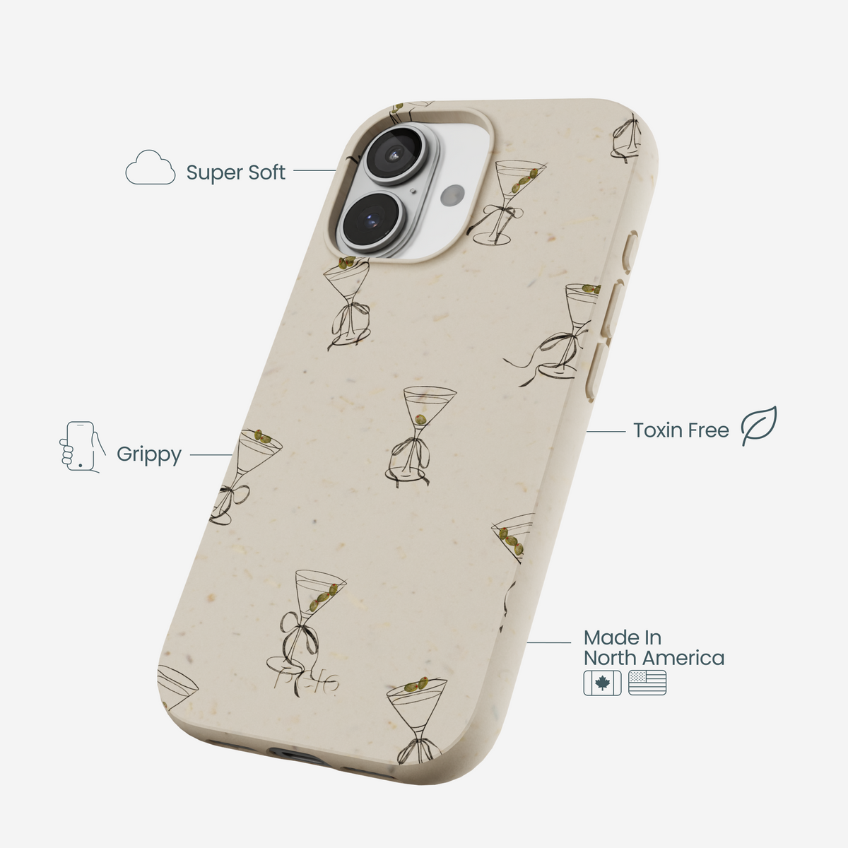 London Fog Martini Me iPhone 17 Case