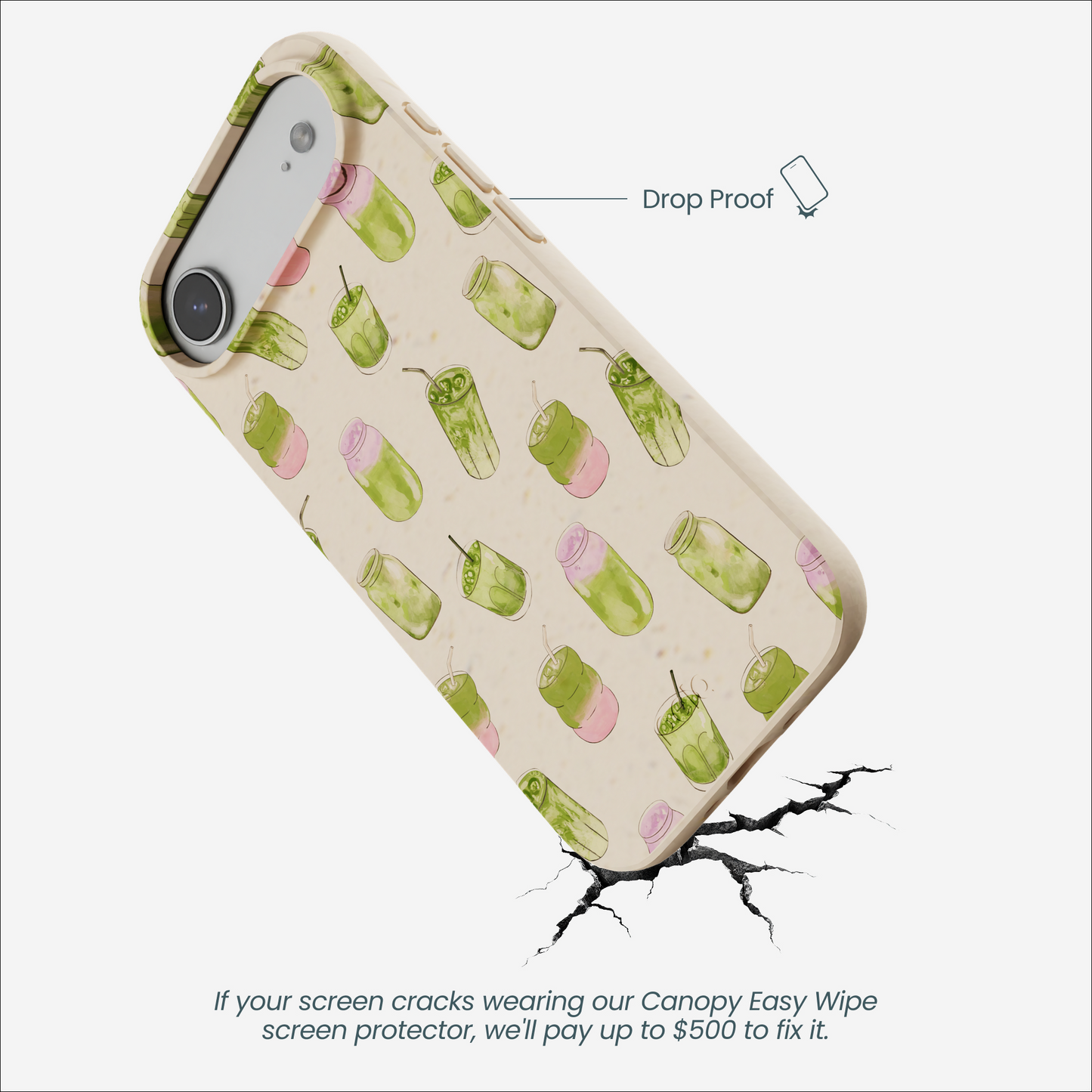 Seashell Matcha Love iPhone Air Case