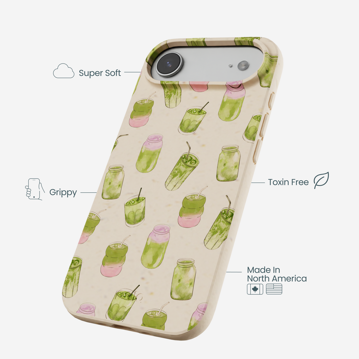 Seashell Matcha Love iPhone Air Case