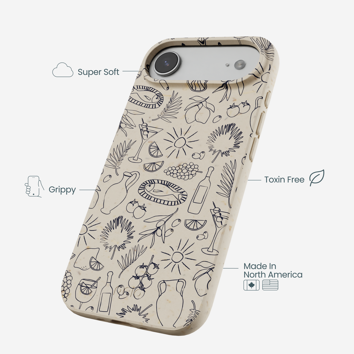 London Fog Mediterranean Moments iPhone Air Case