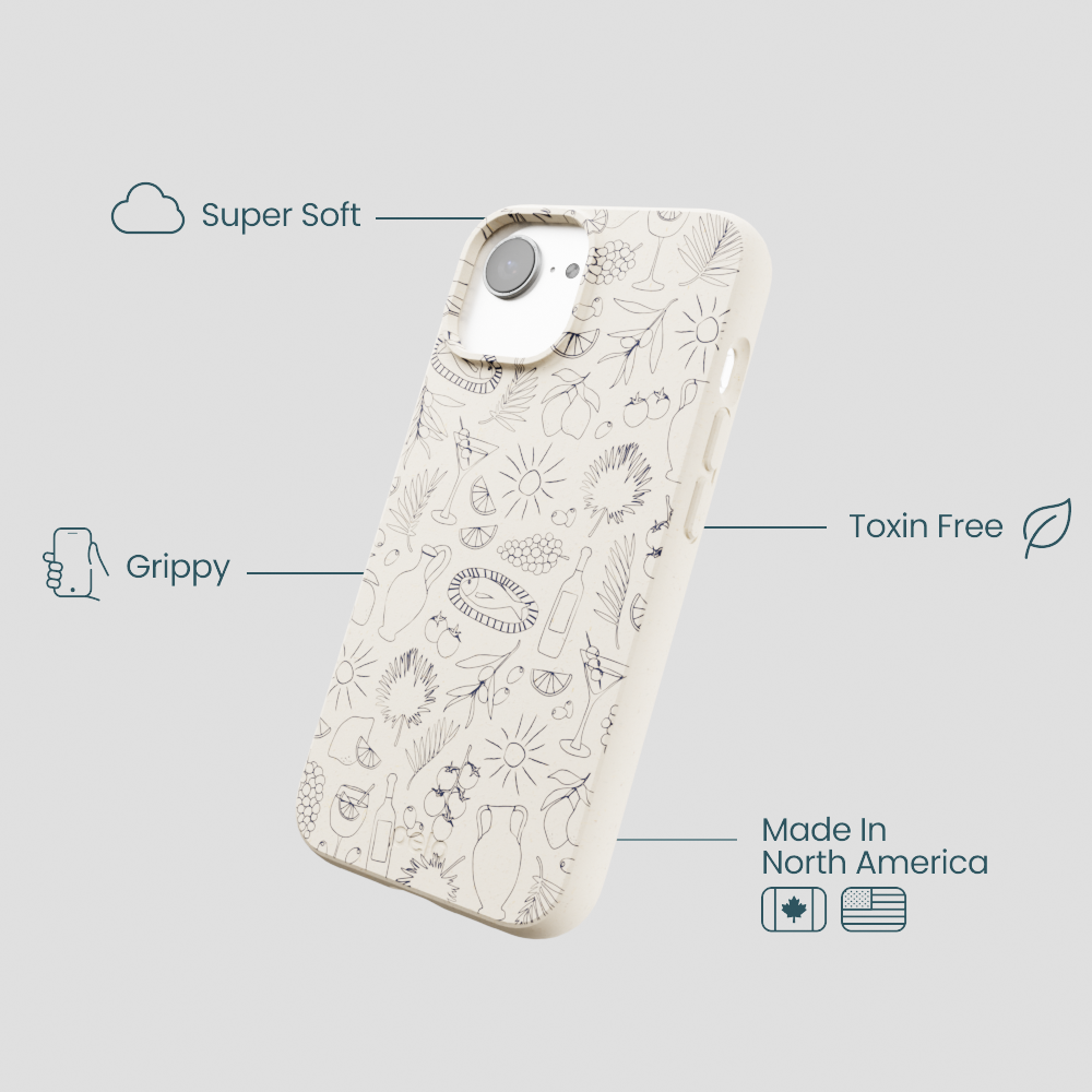 London Fog Mediterranean Moments iPhone 16e/17e Case