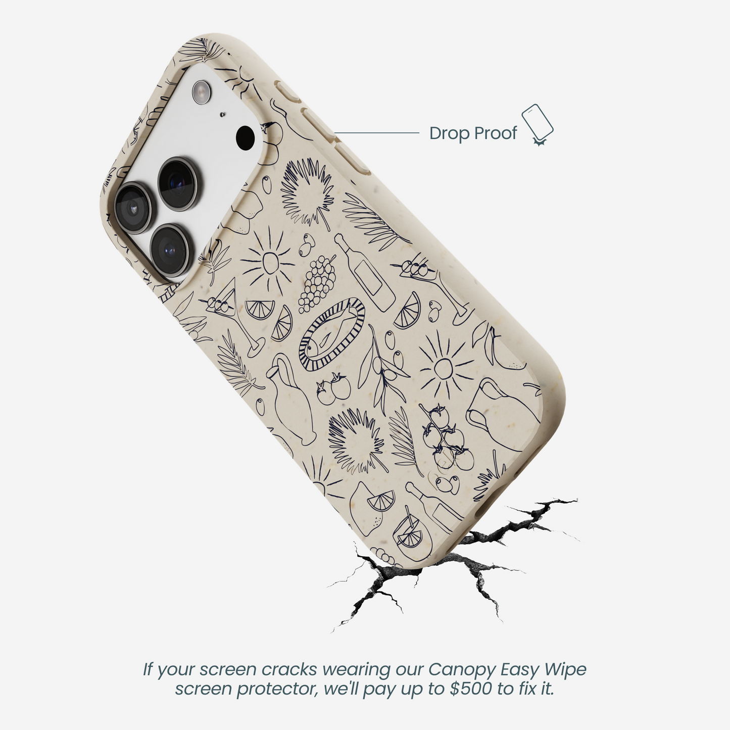 London Fog Mediterranean Moments iPhone 17 Pro Case