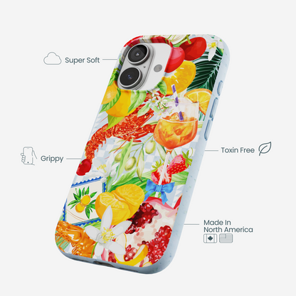 Powder Blue Mediterranean Summers iPhone 17 Case