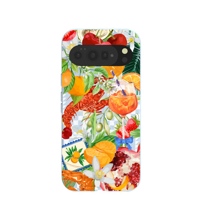 Powder Blue Mediterranean Summers Google Pixel 10 Pro XL Case