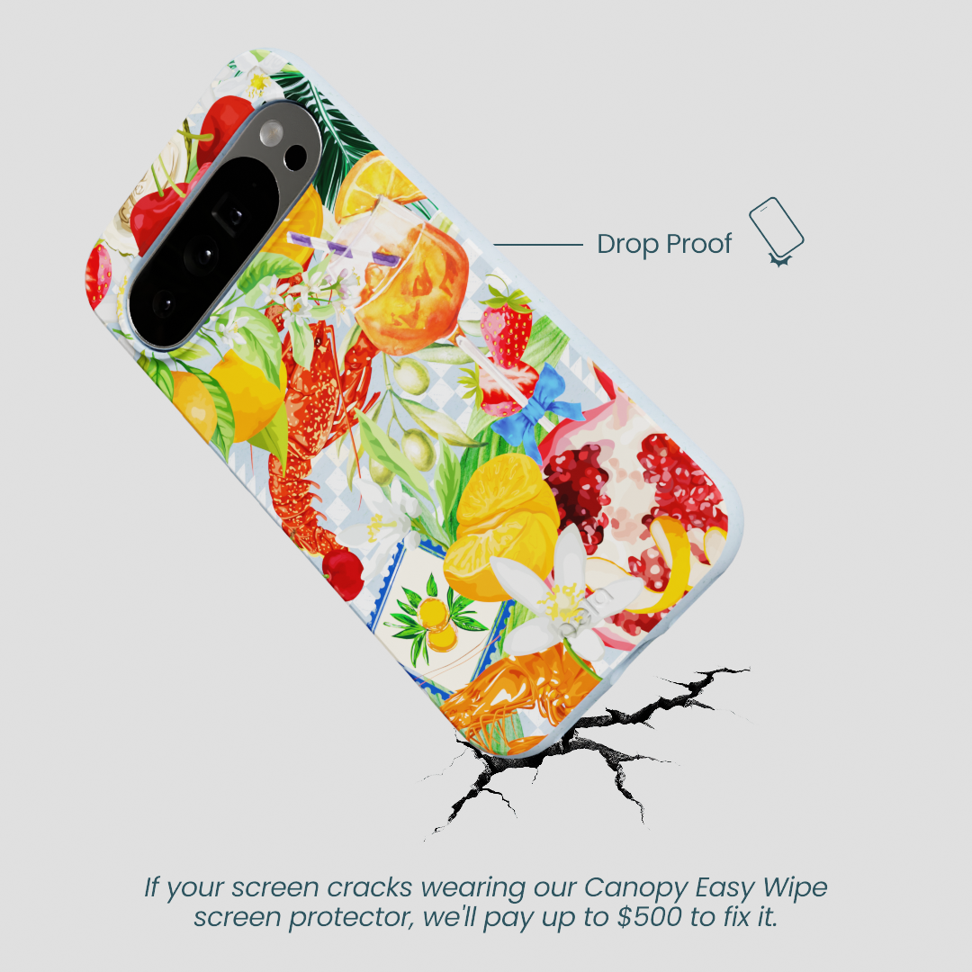 Powder Blue Mediterranean Summers Google Pixel 10 Pro XL Case