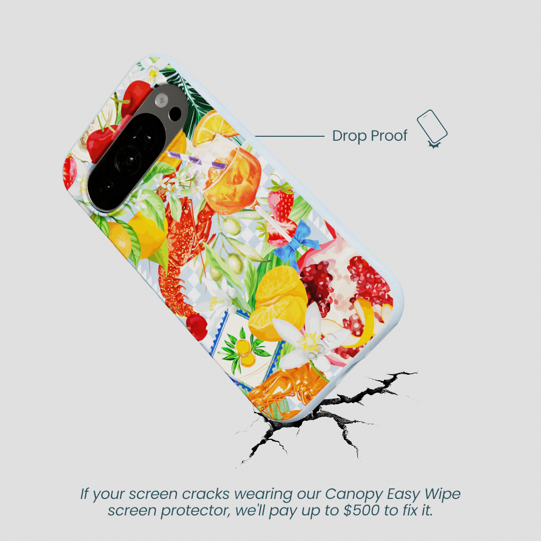 Powder Blue Mediterranean Summers Google Pixel 10/10 Pro Case