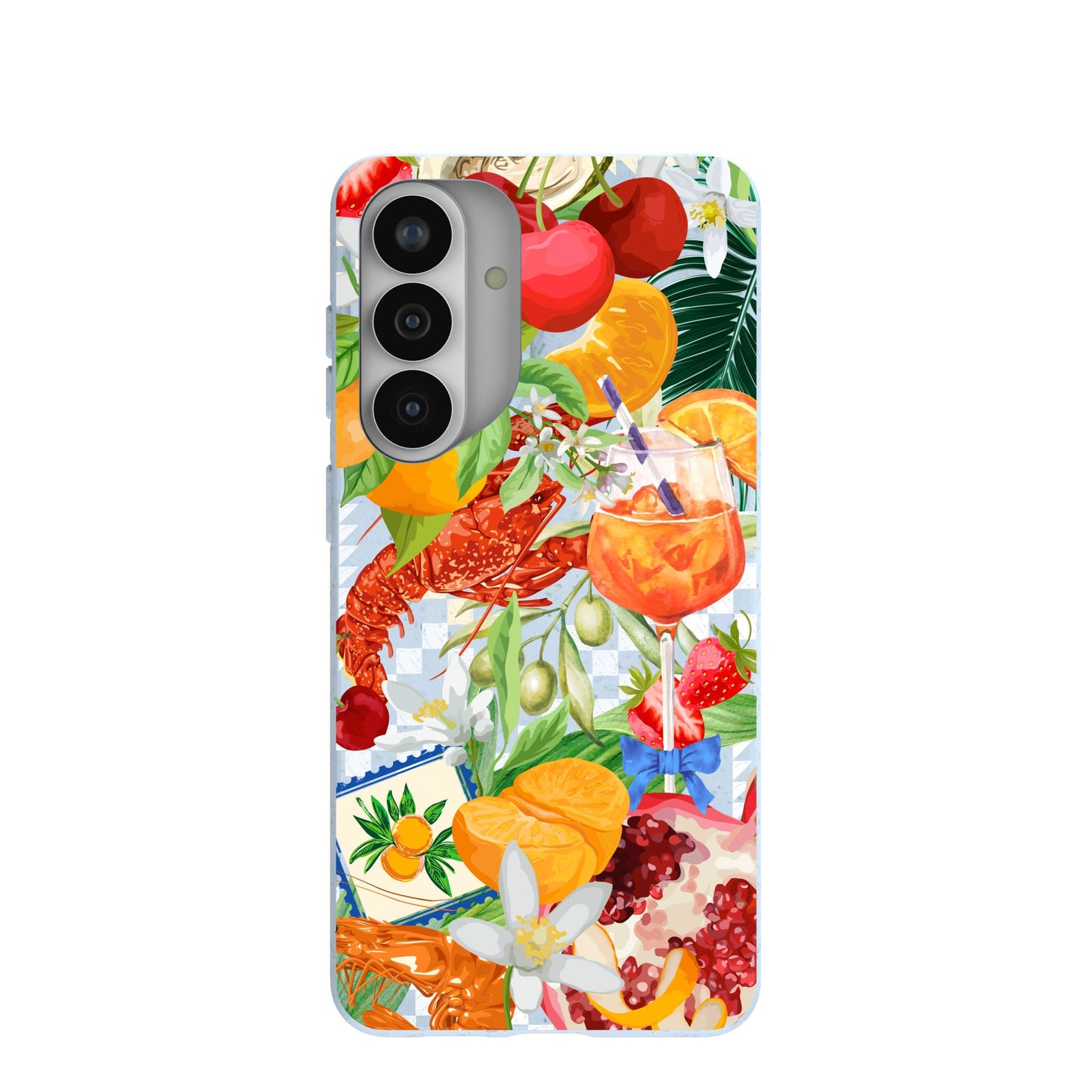 Powder Blue Mediterranean Summers Samsung Galaxy S26+(Plus) Case