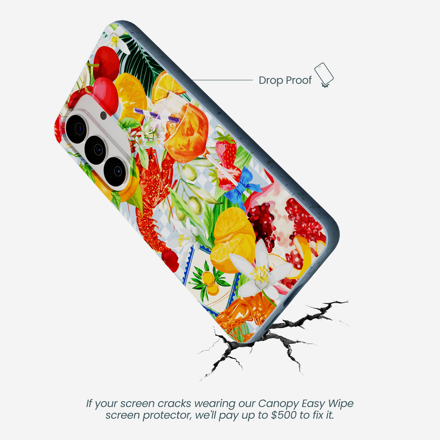 Powder Blue Mediterranean Summers Samsung Galaxy S26 Case