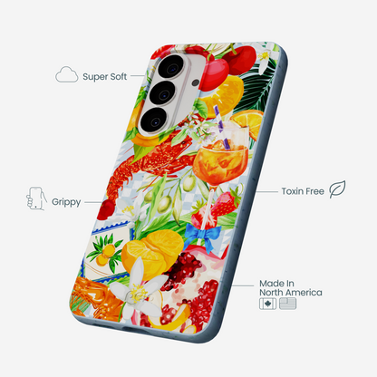 Powder Blue Mediterranean Summers Samsung Galaxy S26 Case