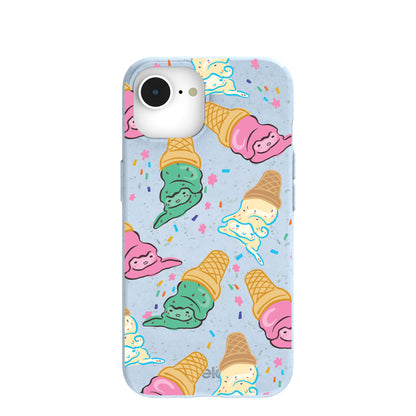 Powder Blue Meltdown Club iPhone 16e/17e Case