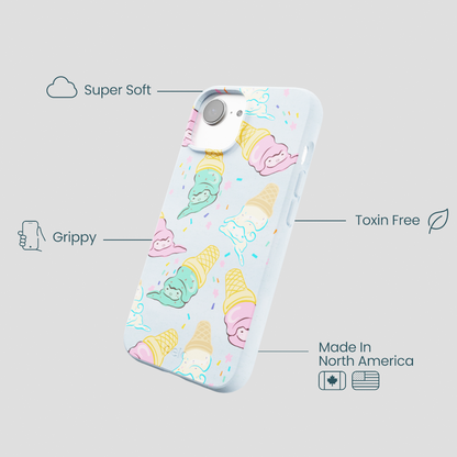 Powder Blue Meltdown Club iPhone 16e/17e Case