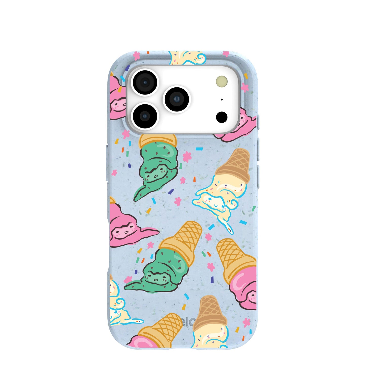 Powder Blue Meltdown Club iPhone 17 Pro Case
