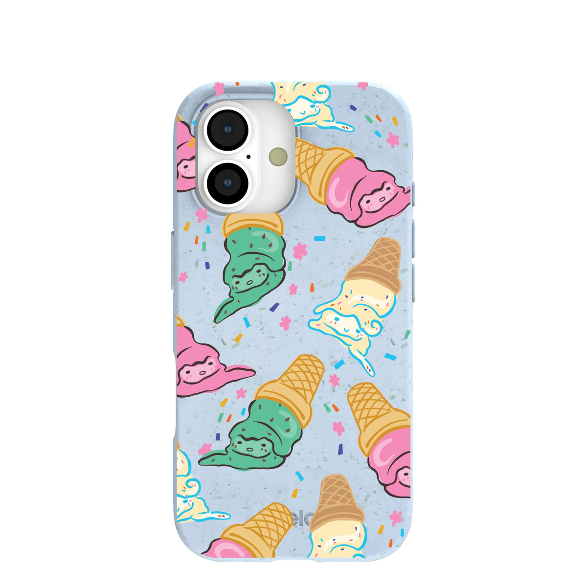 Powder Blue Meltdown Club iPhone 17 Case