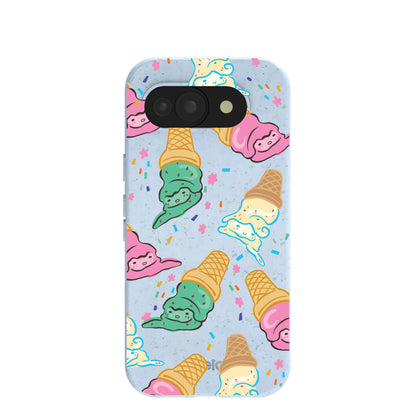 Powder Blue Meltdown Club Google Pixel 10a Case