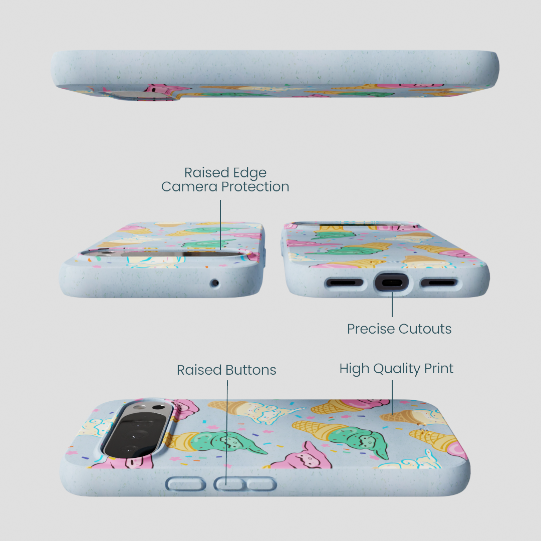 Powder Blue Meltdown Club Google Pixel 10 Pro XL Case
