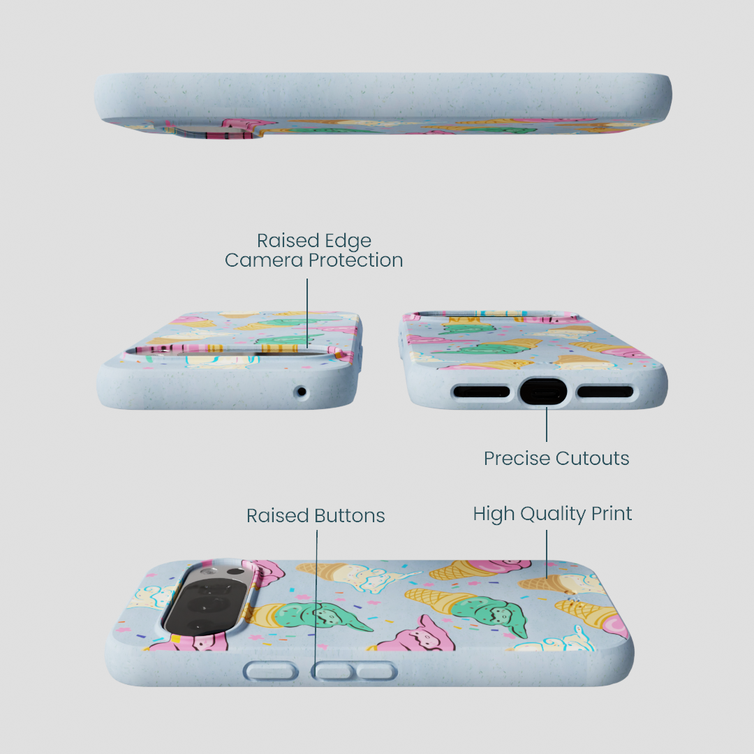 Powder Blue Meltdown Club Google Pixel 10/10 Pro Case